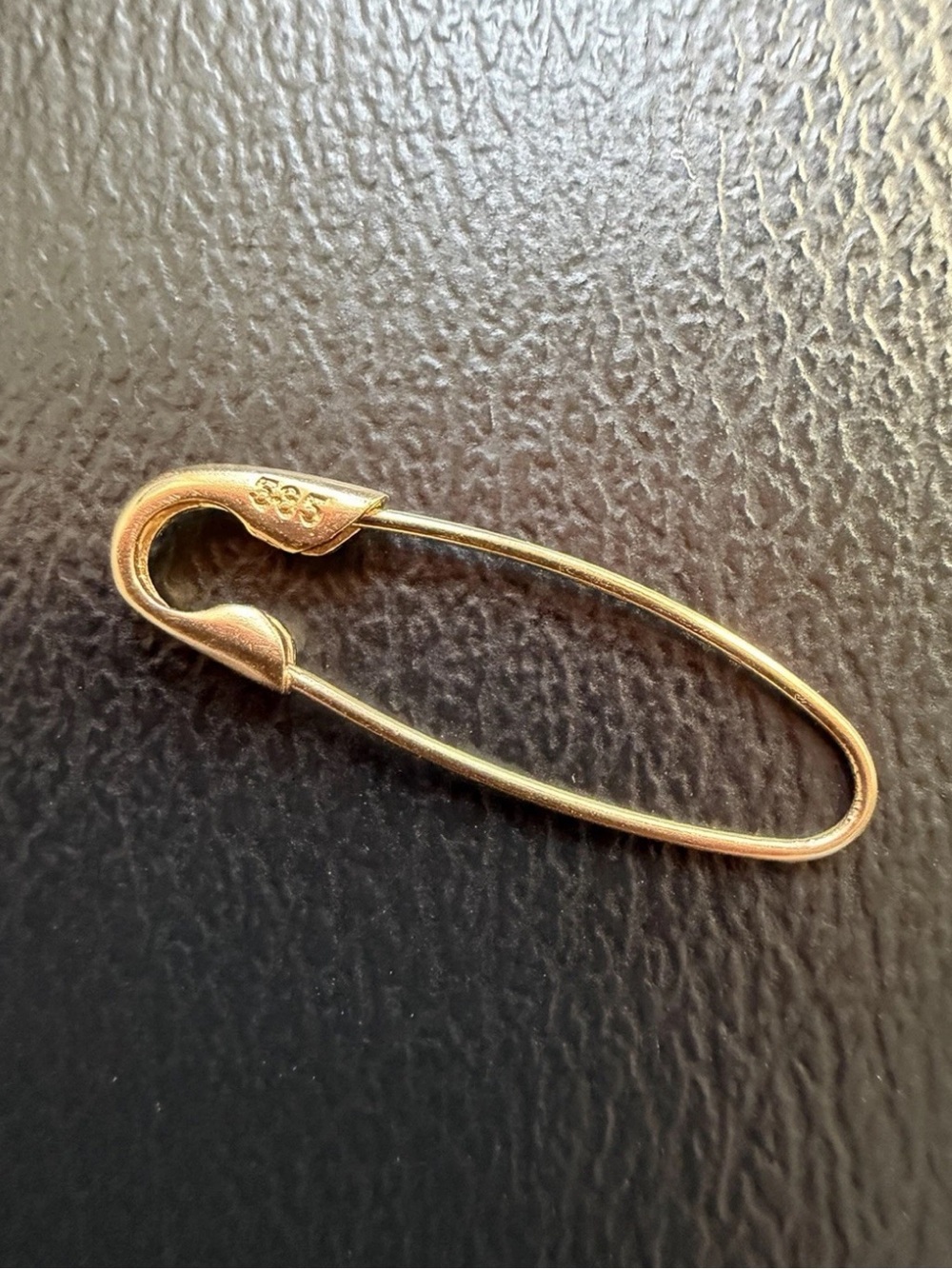 Loren Stewart 14K Gold Safety Pin Earring, Pendant, or Charm Holder